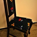 tulipános festett szék
